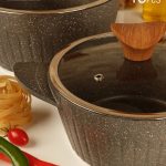سرویس قابلمه گرانیتی 15 پارچه b.v.k