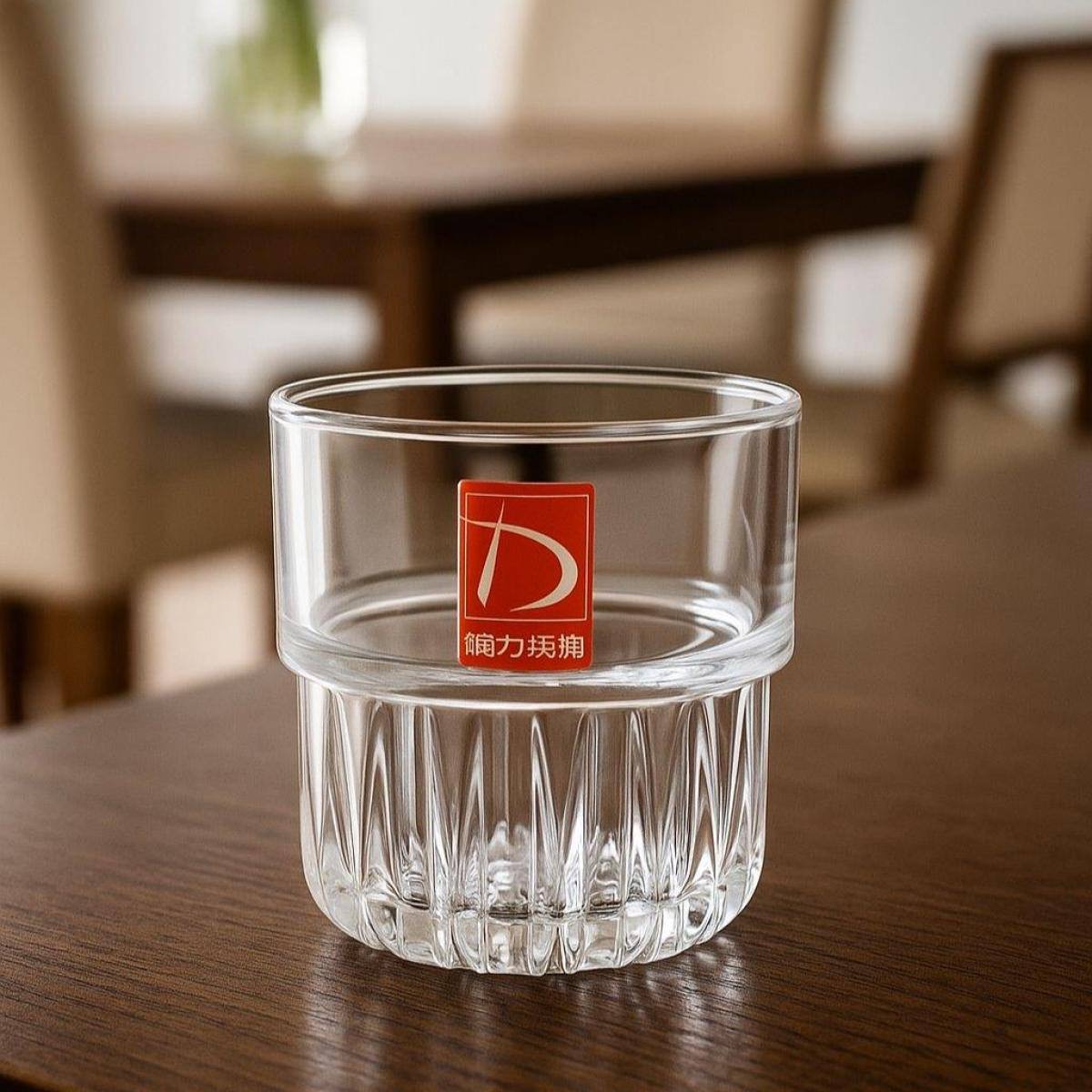 IMG_3796 نیم لیوان دو طبقه وارداتی DELI GLASS - Image 1